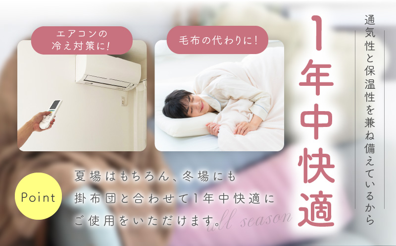 【スピード発送】“癒しのとろふわ”泉州南部織-toronto-／6重ガーゼシングルケット 2枚（ブラウン） G2919