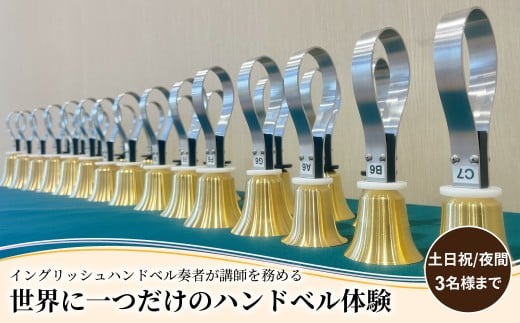 柏市発・世界に1つだけのハンドベル体験（土日祝・夜間・3名様まで） 〈 音楽体験 チケット ふるさと納税 〉