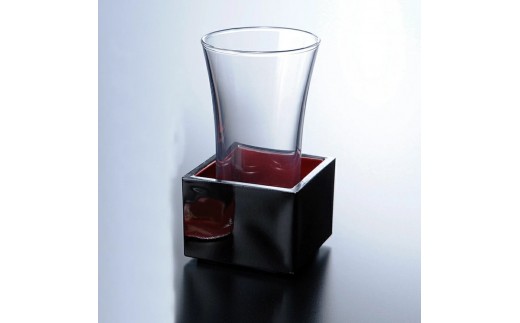 
                  【選べるカラ―】みよし漆器本舗 紀州塗り ぬりもん de Verre 一口グラス マスセット グラス：100ml／マス：90ml
                