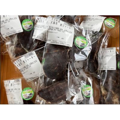 ふるさと納税 山梨県 【早川ジビエ】ペット用鹿肉ジャーキー60g×10パックセット