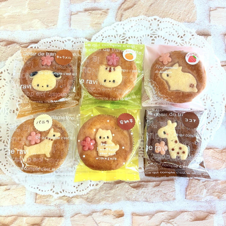 クッキー缶とかわいい焼菓子7点セット
