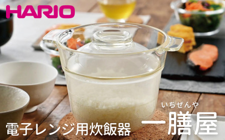 HARIO 電子レンジ用炊飯器 一膳屋［XRCPN-1］ | 炊飯器 ガラス鍋 HARIO ハリオ _BE59