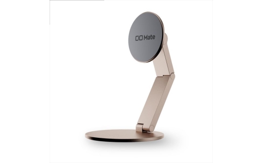 CIO スマホスタンド 卓上 iPhone マグネット式 マグセーフ MagSafe 折りたたみ 角度調整 Mate Magnet Stand シェルピンク｜小型 軽量 おしゃれ 便利 [2707]