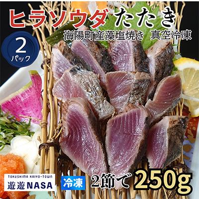 ふるさと納税 海陽町 《2パック|計500g》ヒラソウダ　スマ鰹たたき(250g×2P)
