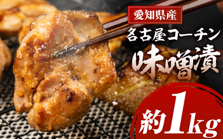 名古屋コーチン味噌漬 800g（400g×2箱）味付け肉 味付き肉 味付け 味付き 国産 もも むね 鶏肉 鳥肉 約 1kg 1キロ モモ ムネ もも むね 名古屋コーチン 地鶏 ブランド地鶏 とりもも とりむね 錦爽鶏 愛知県 豊橋市 肉 お肉 冷凍 愛知県 豊橋市