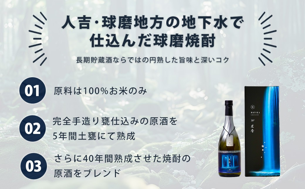 うまかぞー九州 本格米焼酎 ”米香 BAY-KA”  720ml 米焼酎