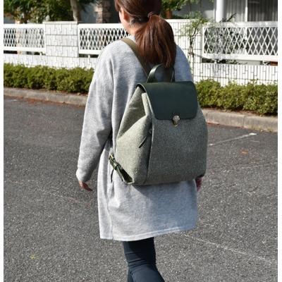 ふるさと納税 豊岡市 豊岡鞄　カルド　リュック　オリーブ |  | 03