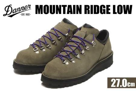 DANNER 紳士靴 マウントリッヂ ロー KHAKI【27.0cm】 [STUMPTOWN渋谷店 石川県 志賀町 sk17jkf70293-6]