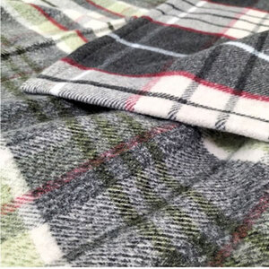 ＜ハーフサイズ＞タスマニアラムウール混毛布 90×140cm グリーン1枚 SH-34911L