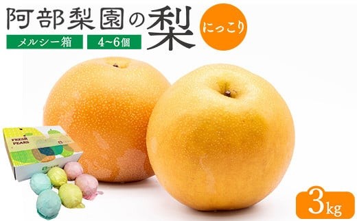 【糖度保証】阿部梨園の梨（3kg　メルシー箱）にっこり ※2026年10月～発送