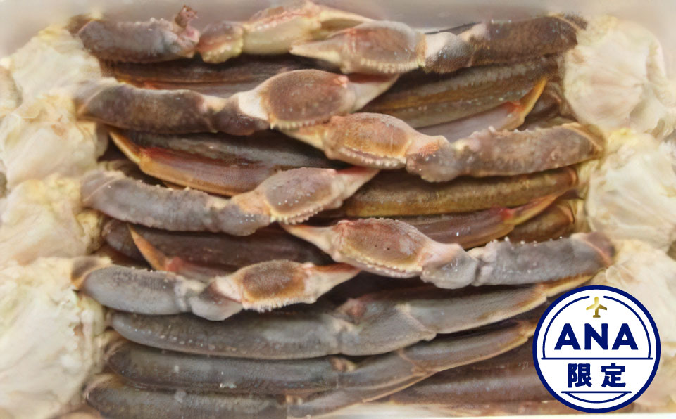 【ANA限定】生ずわい蟹 5L サイズ 3kg (6 ～ 8肩) 【12】 かに カニ ずわい蟹 しゃぶしゃぶ 鍋 海鮮 BBQ バーベキュー 冷凍