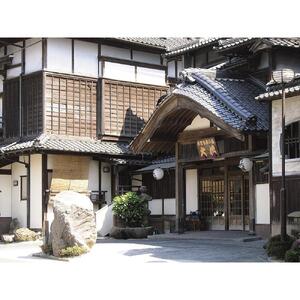【国登録有形文化財　旅館大橋】平休日1泊2食付 ペア宿泊券《温泉内呂付準特別室和室》