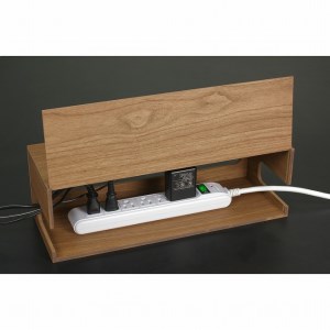 タツクラフト Bosk バスク ケーブルボックス M（ブラウン）