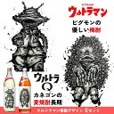 【ふるさと納税】ウルトラマン怪獣ラベルEセット カネゴンの麦焼酎 ピグモンの優しい梅酒　900ml×2本セット 特報 本格麦焼酎 長期貯蔵酒 25％ ウルトラマン 怪 武人画師 こうじょう雅之 A-149