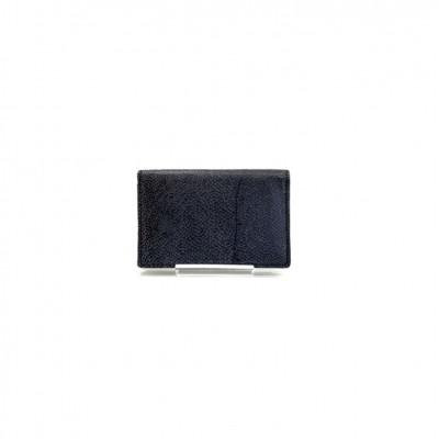 ふるさと納税 芸西村 Ocean Leather 名刺入れ【ブリ/IvoryBlack】M