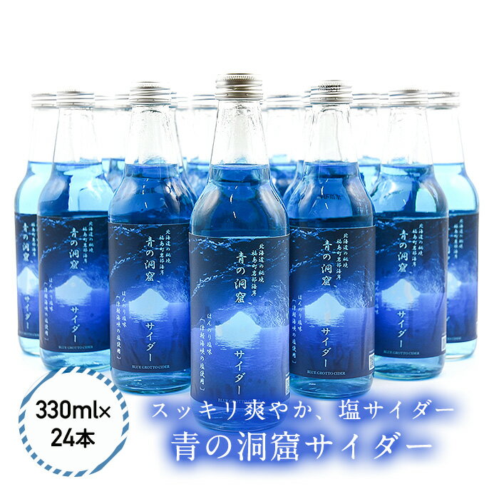 【ふるさと納税】青の洞窟サイダー1ケース（24本入り） FKB001