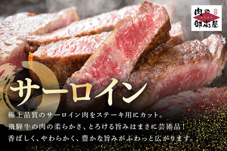 【冷蔵配送】A4・A5飛騨牛サーロインステーキ【250g×2】
