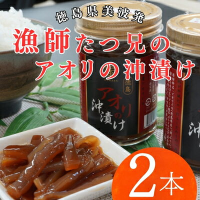 【ふるさと納税】たつ兄のアオリの沖漬け2本
