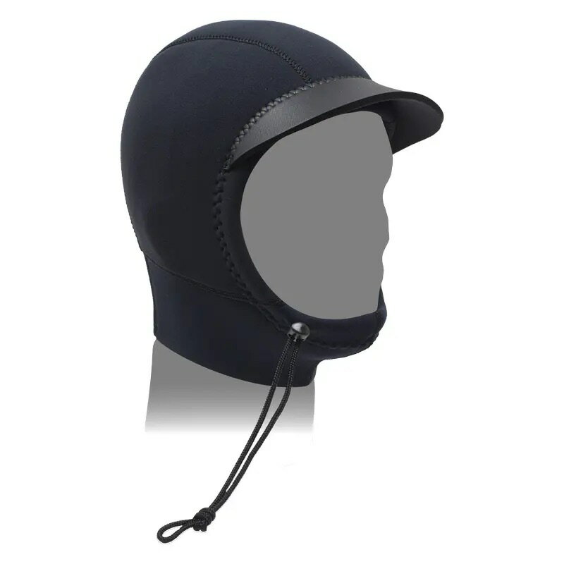 【ふるさと納税】キャップ 2×1mm ブラックジャージ ダブサーフィングウェットスーツ つば付き ストレッチ素材 動きやすい 防寒 ブラック 黒 平塚市 神奈川県