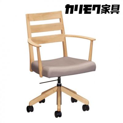 ふるさと納税 本巣市 カリモク家具『デスクチェア(キャスター付)』CT613E