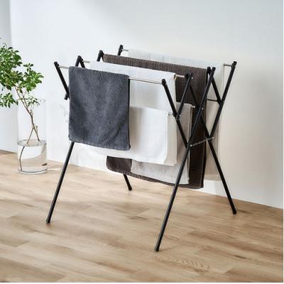 ふるさと納税 大河原町 伸縮タオル干し ブラック タオルハンガー アイリスオーヤマ[53752981] |  | 02