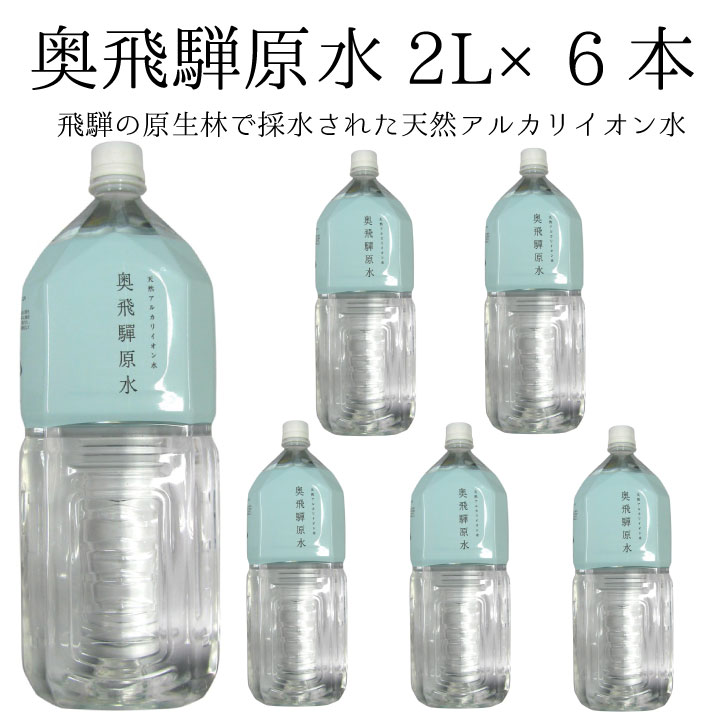 【ふるさと納税】天然水 奥飛騨原水 2L×6本 水 ミネラルウォーター 《hida0307》