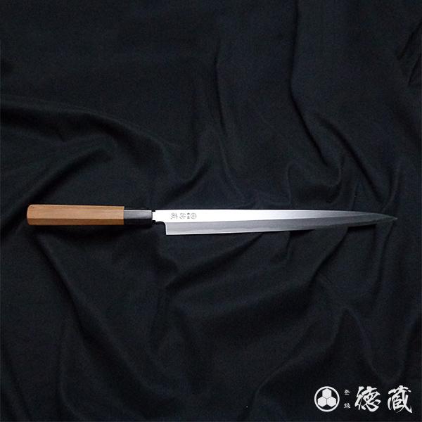 【ふるさと納税】土佐打ち刃物 フグ引き包丁 300mm 片刃 上白鋼 イチイ八角柄 徳蔵オリジナル 【27006】【グレイジア株式会社】[ATAC089]