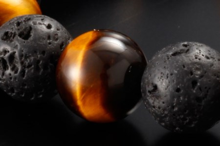 ゴルフジュエリー ナチュロック アースモデル タイガーアイ E-TG18