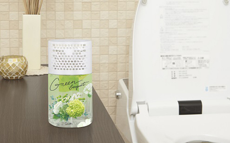 空気をかえようエステー　トイレの消臭力　グリーンブーケ18個1ケース | トイレの消臭力 消臭芳香剤 エステー製品 トイレ用消臭剤 ナノパウダー 強力消臭 長持ち香り 尿臭対策 芳香調整可能 グリーン