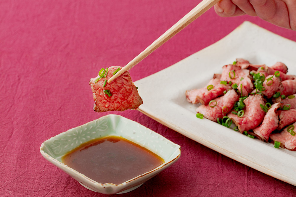 秋田錦牛ローストビーフ（ブロック）500g【男鹿市 福島肉店】