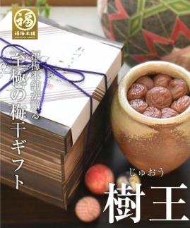 紀州南高梅 「樹王」 まろやか梅1.3kg 信楽焼の陶器壺入り【ギフト 木箱入り 贈答用】