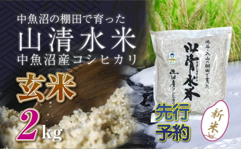 【令和8年産 先行予約】新潟県魚沼産コシヒカリ「山清水米