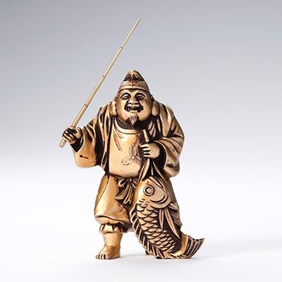 ふるさと納税 高岡市 七福神　恵比寿　【高岡銅器】