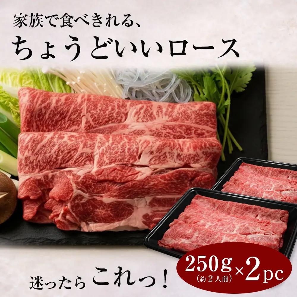 淡路牛ロース すき焼き用 500g すき焼き