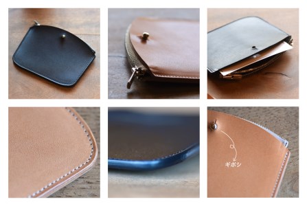 BB006-1　栃木レザーのコインケース　ブラック