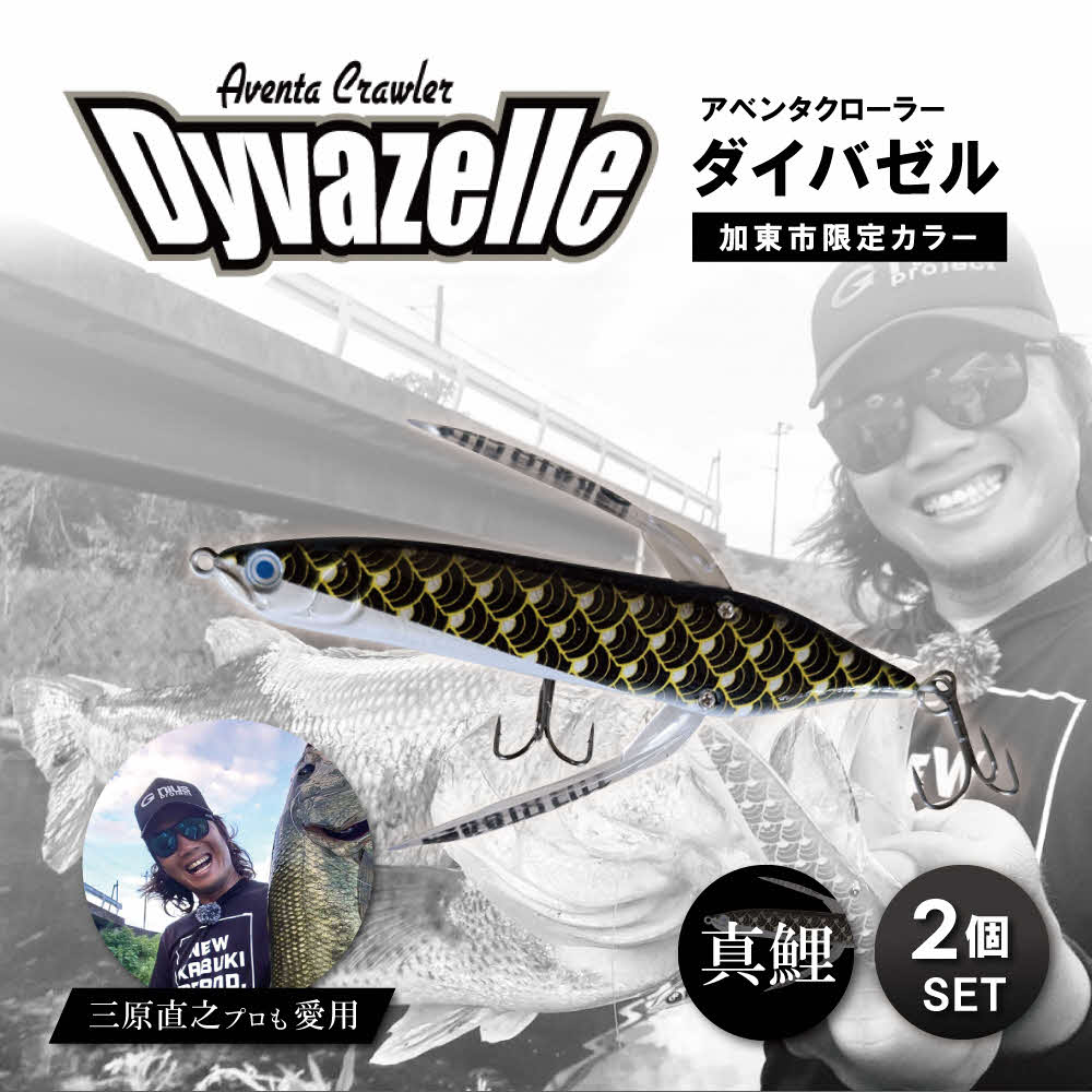 【ふるさと納税】アベンタクローラーダイバゼル（鯉のぼり　真鯉）2個セット| 釣り 釣り具 フィッシング スポーツ 加東市