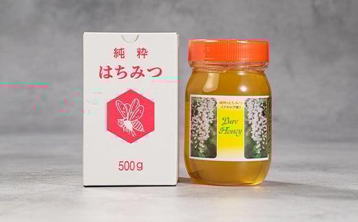
蜂蜜 アカシア はちみつ 瓶詰 500g 国産 山形県産 oi-hnacx500
