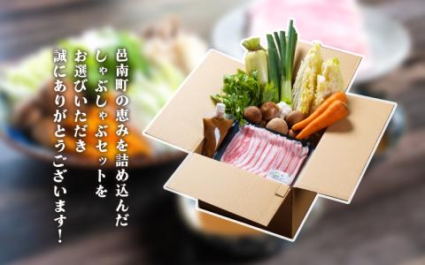 朝どれ野菜のしゃぶしゃぶセット 2人前