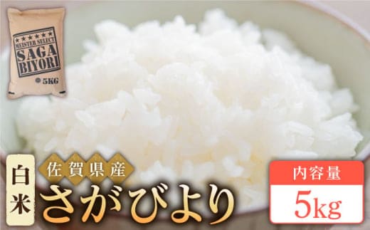 
										
										【先行予約】【14年連続 特A受賞】令和6年産 新米 さがびより 白米 5kg【五つ星お米マイスター厳選】 [HBL003]特A評価 特A 佐賀 ブランド米 ご飯 米 お米
									