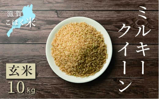 令和6年産【新米】 滋賀県湖北産 湖北のミルキークイーン 10kg (玄米)　滋賀県長浜市/株式会社エース物産[AQAK011]