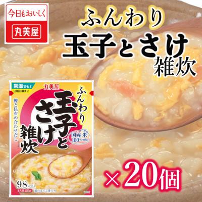 ふるさと納税 新発田市 丸美屋　雑炊【さけ】20個
