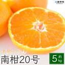 【ふるさと納税】先行予約＜浜風みかん 南柑20号 約5kg＞はまかぜみかん なんかん 柑橘 蜜柑 ミカン 果物 フルーツ 特産品 浜風農園 はないろ 無くなり次第終了 愛媛県 西予市 【常温】『2024年12月上旬～12月下旬迄に順次出荷予定』