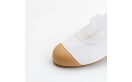 おしゃれな上履き シューズ 室内履き 上靴（ベージュ／15.5cm）