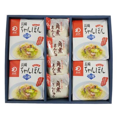 ふるさと納税 佐々町 【毎月定期便】【具材付き】長崎ちゃんぽん4食・角煮まんじゅう4個詰合せ[みろく屋](佐々町)全6回