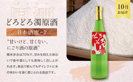 【先行予約】【定期便】 秋限定「ひやおろし」と冬限定「しぼりたて生酒」の3か月間飲み比べ （720ml×6種） | しぼりたて 新酒 純米吟醸 生酒 原酒 濁原酒 無濾過 深山菊 地酒 飲み比べ 飛騨