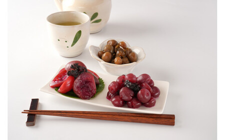 【先行予約】【2026年7月以降順次発送予定】ちくほくのうめ想い 珠玉三撰｜ うめ 甘漬け 大梅 小梅 塩昆布漬け  梅干し 