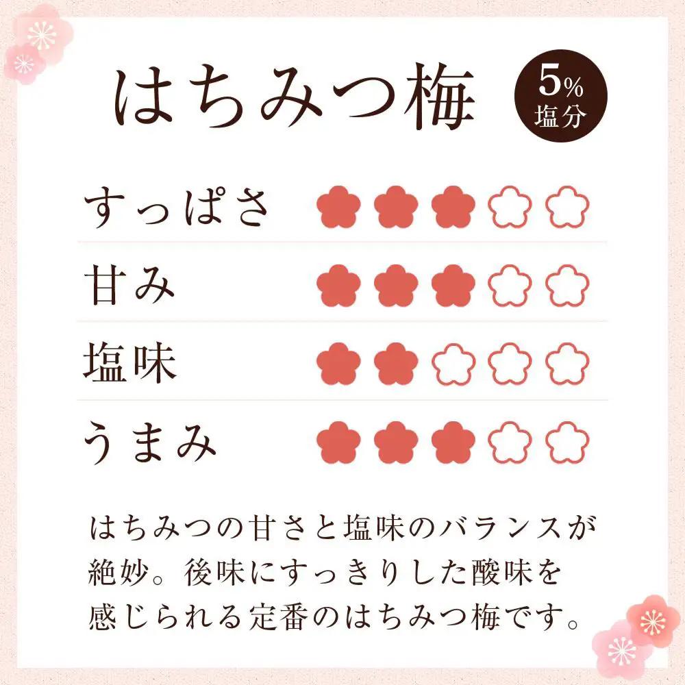 つぶれ 梅干し はちみつ梅干し 350g×6パック 合計2.1kg  塩分約5％ 訳あり
