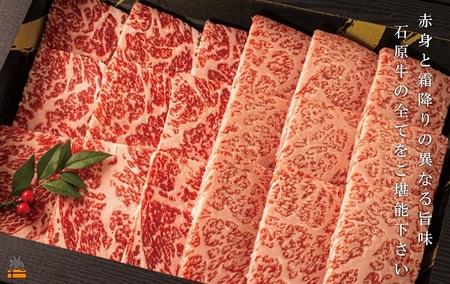 世界が絶賛した“とろける和牛”幻の石原牛 赤身・霜降り食べ比べ焼肉300g ( 鹿児島黒毛和牛 ブランド牛 牛肉 ビーフ こだわり プレミアム オメガ３脂肪酸 贈答 ギフト 徳之島 奄美 鹿児島 美味