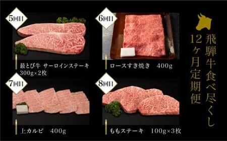 定期便 飛騨牛食べ尽くし12回 約4.96kg 定期便 FH103-CP01 FN-Limited-PR