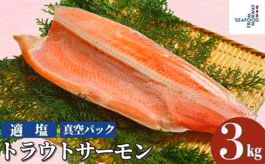 トラウトサーモン 約3kg 真空パック入り トラウト トラウトサーモン サーモン 鱒 マス 惣菜 おかず 料理 冷凍 冷凍品 長期保存 保存食 鮮度 旨味 お取り寄せ グルメ 食品 大容量 ギフト 贈物 贈り物 プレゼント  ムニエル ホイル包み焼き 焼魚 惣菜 おかず 洋食 人気 送料無料 ふるさと納税千葉県 銚子市 エドノフーズ
